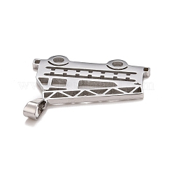 Не тускнеющие подвески из нержавеющей стали 304 с застежкой из нержавеющей стали 201&nbsp;LS-STAS-A058-01P