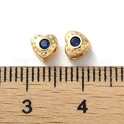 День святого Валентина латунные бусины с микропаве и кубическим цирконием&nbsp;LS-KK-P256-10G-03