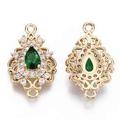 Соединители из латуни с микрочастицами и кубическим цирконием&nbsp;X-KK-R111-011-A02