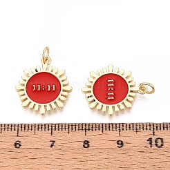 Латунь эмаль подвески&nbsp;KK-N277-07B-G