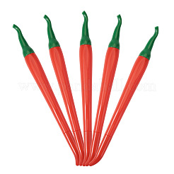 10 шт. пластиковая гелевая ручка в форме перца&nbsp;AJEW-TA0002-42C