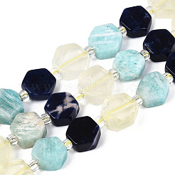 Нити из натуральных бусин содалита&nbsp;G-N358-03A-06