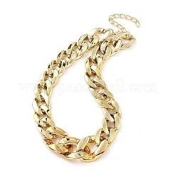 Акриловые массивные цепочки-панцирные ожерелья для женщин&nbsp;NJEW-D313-02