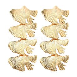 Сплав болтающиеся серьги стержня&nbsp;LS-EJEW-B136-02KCG-01