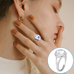 Регулируемые 925 фунт стерлингового серебра&nbsp;STER-BC0003-89B