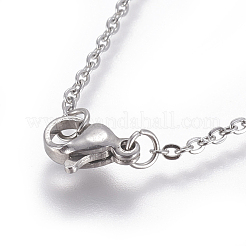 Не тускнеющие подвески из нержавеющей стали 304&nbsp;NJEW-E141-20P