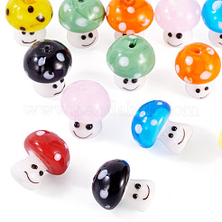 14шт 7 цвета бусины лэмпворк ручной работы&nbsp;LAMP-TA0001-89