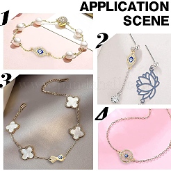 20 шт. 20 стиля эмалевые и стразы из сплава от сглаза и подвески с коннекторами и фурнитурой&nbsp;ENAM-YW0005-60