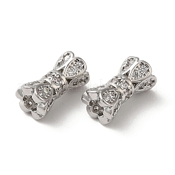 Латунные микро проложить кубического циркония бусы&nbsp;KK-P239-33P