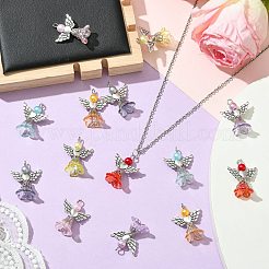 70шт. подвеска из акрила и сплава в 7 стилях&nbsp;PALLOY-CJ00141