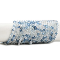 Природные Аквамарин бисер нитей&nbsp;LS-G-F509-10-4mm-A