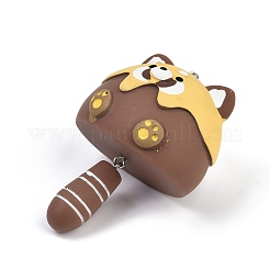 Подвески из непрозрачной смолы&nbsp;RESI-S018-04D-P