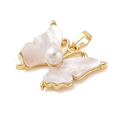 Латунные подвески из ракушек&nbsp;KK-i712-25G