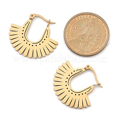 Серьги-гвоздики в форме цветка из нержавеющей стали 304 для женщин&nbsp;LS-EJEW-Q009-03A-G