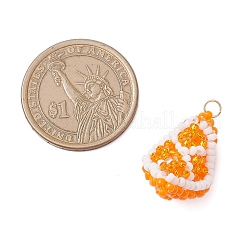 Подвески в виде фруктов из стеклянных бусин&nbsp;PALLOY-MZ00894-02