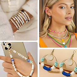 Наборы для изготовления браслетов из полимерной глины и пластиковых бусин ccb своими руками&nbsp;DIY-YW0010-38