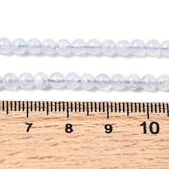 Натуральный голубой кружевной агат бисер нитей&nbsp;G-G344-A02-4mm