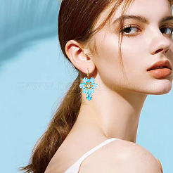 50шт прозрачные акриловые колпачки для бусин&nbsp;PACR-SC0001-11