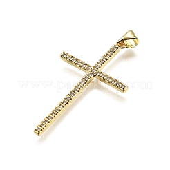 Латунные микро проложить кубического циркония подвески&nbsp;LS-KK-Z100-24G