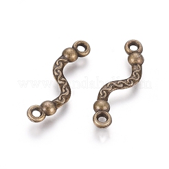 Тибетский стиль бар соединения / разъемы&nbsp;TIBEP-EA8137YKG-AB-FF