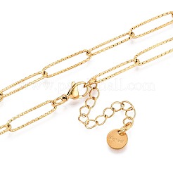 Цепочка-скрепка из нержавеющей стали 304&nbsp;BJEW-B072-01G