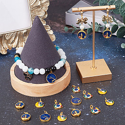 Подвески из сплава эмали 20шт 4 стиля&nbsp;ENAM-SC0003-18