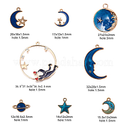 Подвески из эмали и сплава&nbsp;ENAM-CJ0001-15