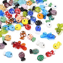 10шт ручной работы бусины лэмпворк&nbsp;LAMP-YW0001-99