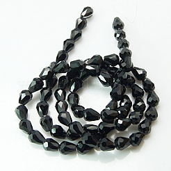 Хрусталя бисер нитей&nbsp;GLAA-D034-15x10mm-14