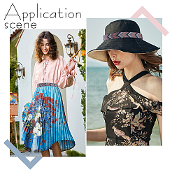 Вышивка лентами из поликоттона в этническом стиле&nbsp;OCOR-GF0001-56