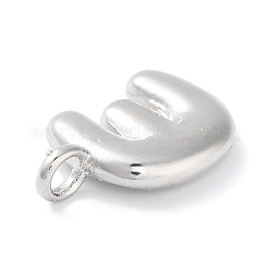 Подвески из латуни с покрытием стойки с буквами-шариками&nbsp;X-KK-C050-01P-E