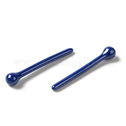 Гипоаллергенные серьги-гвоздики из биокерамики с цирконием и шариками из керамики&nbsp;EJEW-F340-02C