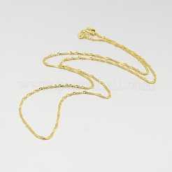 925 ожерелья цепи стерлингового серебра&nbsp;X-STER-M086-04B-G