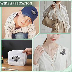 12 шт. 6 стиля заплаток из пчелиного бархата для термопришивания&nbsp;PATC-ME0001-25