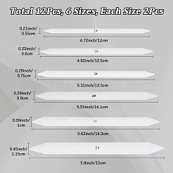 6 шт. бумажный ластик-ручка для смазывания&nbsp;FIND-WH20015-119