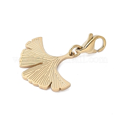 Подвеска из нержавеющей стали 304 в виде листа гинкго&nbsp;STAS-S165-26G