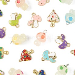 34 шт. 17 стиля осенняя тематика стойка позолоченный сплав эмалированные подвески&nbsp;ENAM-FS0003-70