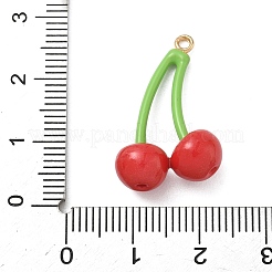 Подвески из эмали и сплава&nbsp;LS-ENAM-F156-03G-02