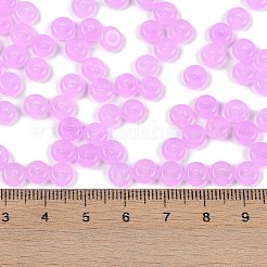 Стеклянные бусины прозрачных цветов&nbsp;SEED-P008-01B-04