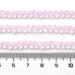 Запекание окрашенные прозрачные стеклянные бусины нити&nbsp;X-DGLA-A034-J4MM-D09