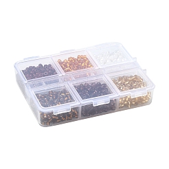 42 г 6 цветных 8/0 прозрачных стеклянных бисера&nbsp;SEED-FS0001-12