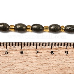 Природного пирита бисер нитей&nbsp;G-Z131-A01-01