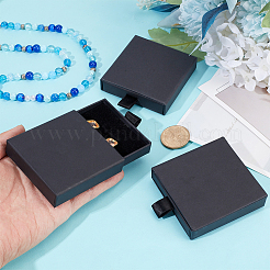 Картонные бумажные коробки для бижутерии с губкой внутри&nbsp;FIND-WH0199-43A