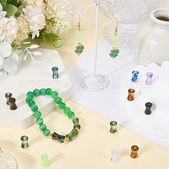 330 шт. 11-х цветные прозрачные акриловые бусины с эффектом градиента ветра&nbsp;OACR-SC0002-01