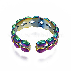 Полые манжеты кольца&nbsp;RJEW-N038-031