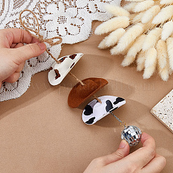 Украшения в виде ковбойской шляпы из ева&nbsp;HJEW-WH0001-35