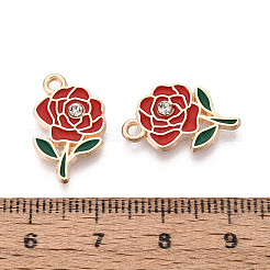 Подвески из сплава со стразами и эмалью&nbsp;ENAM-T024-63A-G