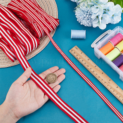 50м 2-х стилистическая полиэстеровая полосатая лента&nbsp;OCOR-PH0004-92