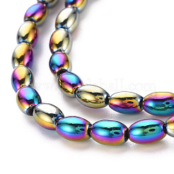 Гальванические непрозрачные стеклянные бусины&nbsp;EGLA-T020-11-C09