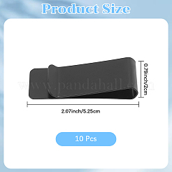 10 шт. зажимы для денег из нержавеющей стали&nbsp;AJEW-CP0008-90EB